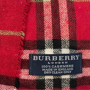 Oversized Classic Burberry London Cashmere wrap scarf